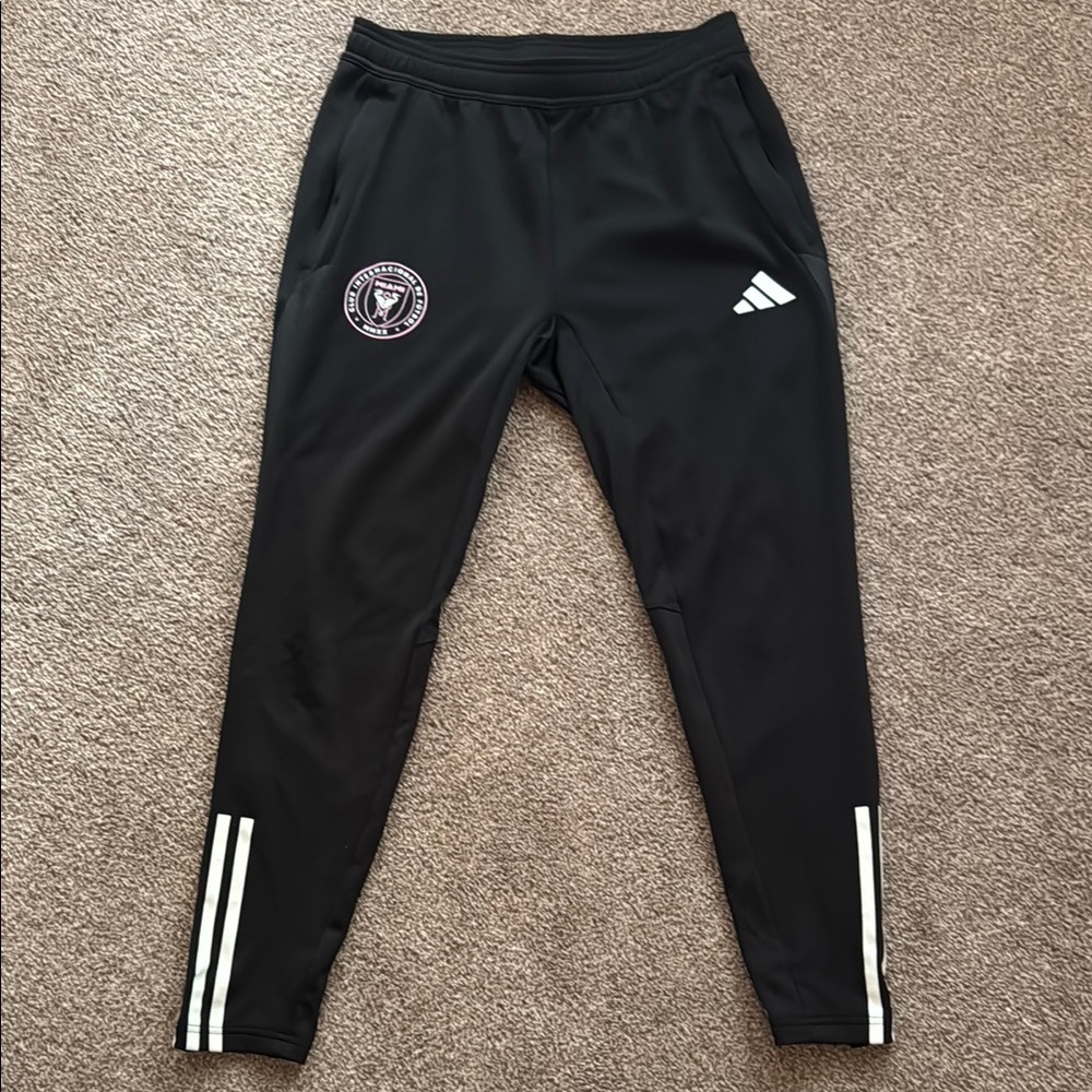 Adidas Black Track Pants with Logo